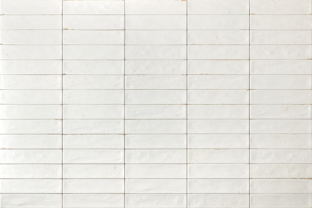 Ceramica Rondine Noho White 6x25 cm Bodenfliese / Wandfliese Brick Matt Strukturiert Naturale J89536 Prints