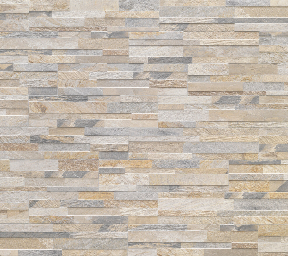 Ceramica Rondine Cubics Beige 15x61 cm Wandfliese 3D Matt Strukturiert Naturale J86618 Prints