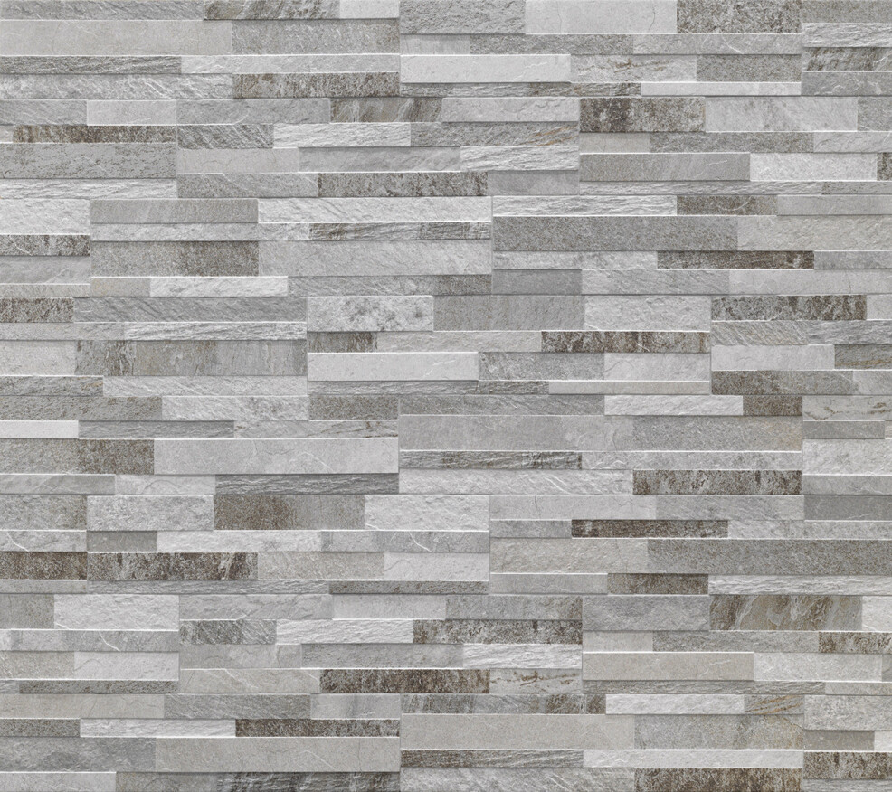 Ceramica Rondine Cubics Grey 15x61 cm Wandfliese 3D Matt Strukturiert Naturale J86619 Prints