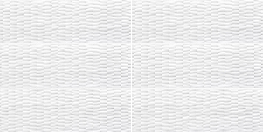 Keraben Essential Cavity White 40x120 cm Wandfliese Matt Strukturiert Naturale KP96C030 Prints