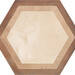 Marca Corona Terra Cornice Esagona Vers. C