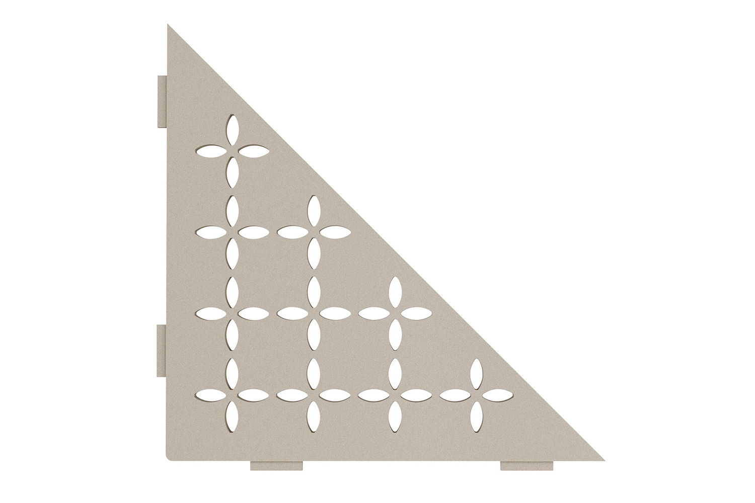 Schlüter Systems SHELF-E-S1 Wand-Ablagesystem Floral TSC - strukturbeschichtet creme SES1D5TSC