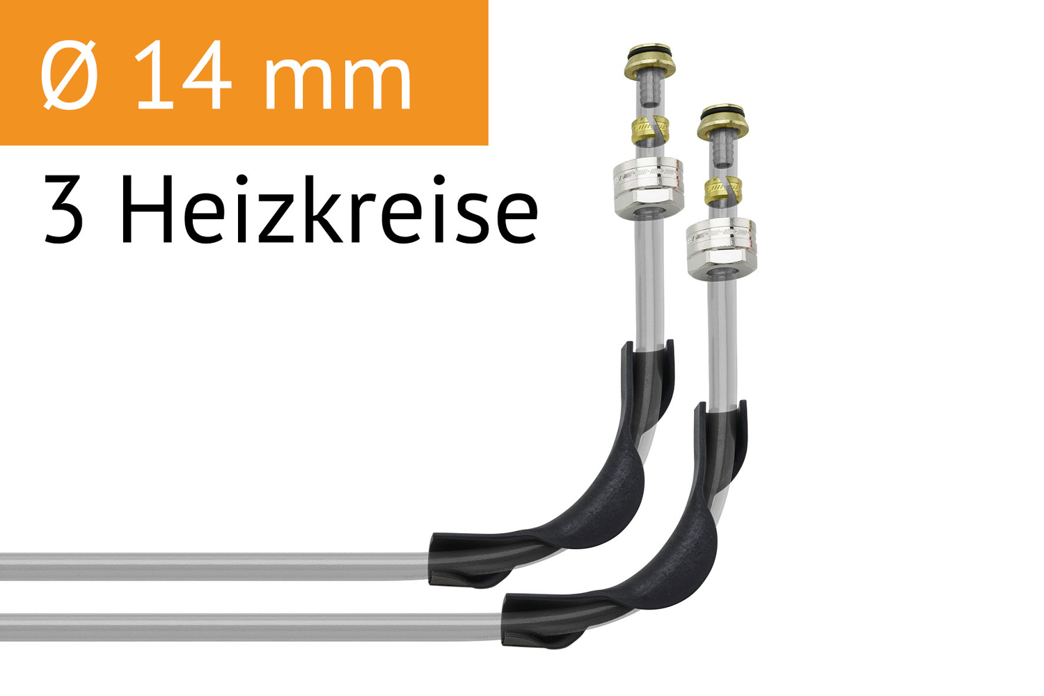 Schlüter Systems BEKOTEC-THERM-HV/AS Verteileranschluss-Set 14 mm BTHV3AS14