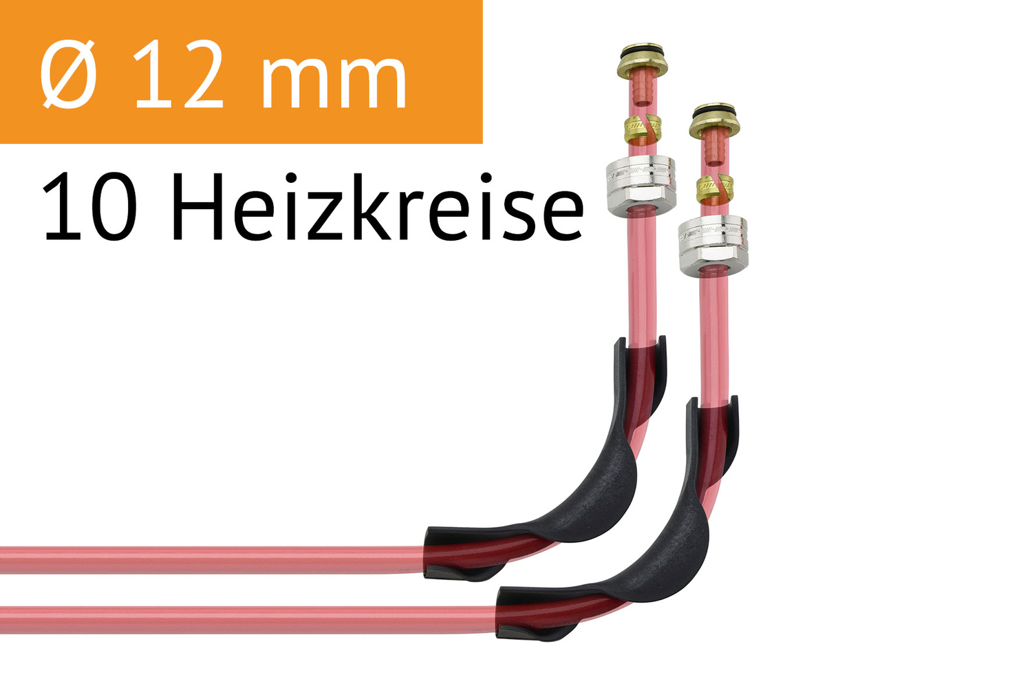 Schlüter Systems BEKOTEC-THERM-HV/AS Verteileranschluss-Set 12 mm BTHV10AS12