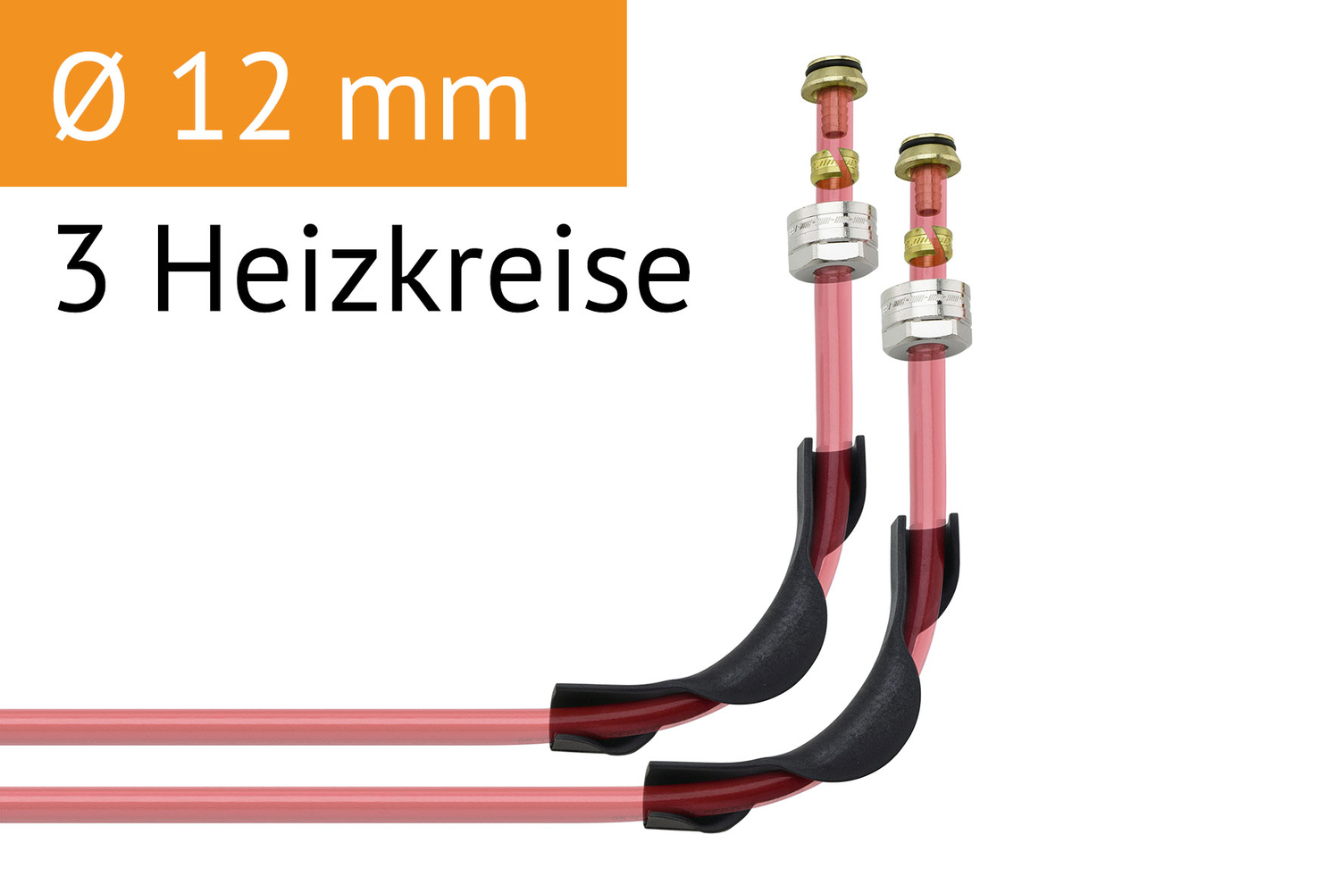 Schlüter Systems BEKOTEC-THERM-HV/AS Verteileranschluss-Set 12 mm BTHV3AS12