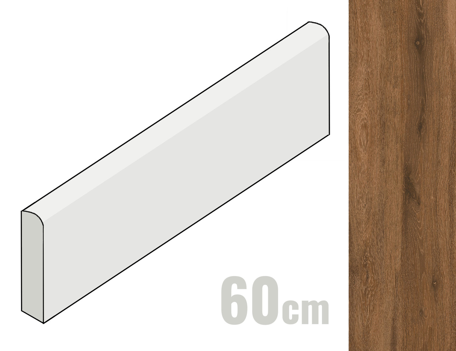 Keraben Naturwood Sockel 8x60 Moka P0002858