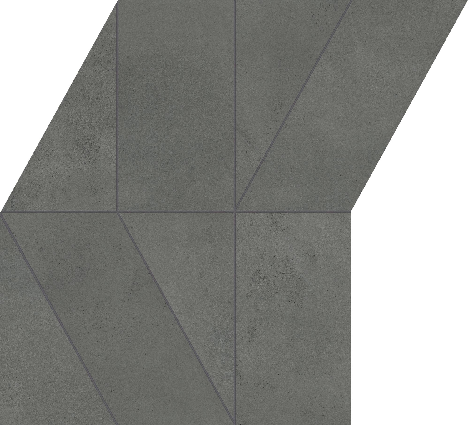 Marca Corona Multiforme Dekor Tessere Freccia 24.2x29.1 Carbone I919