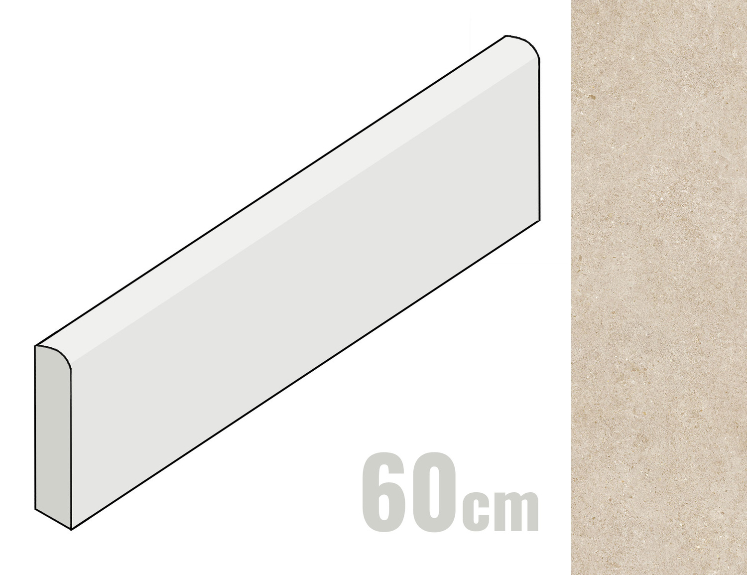 Atlas Concorde Boost Stone Sockel 7.2x60 Cream A7NE