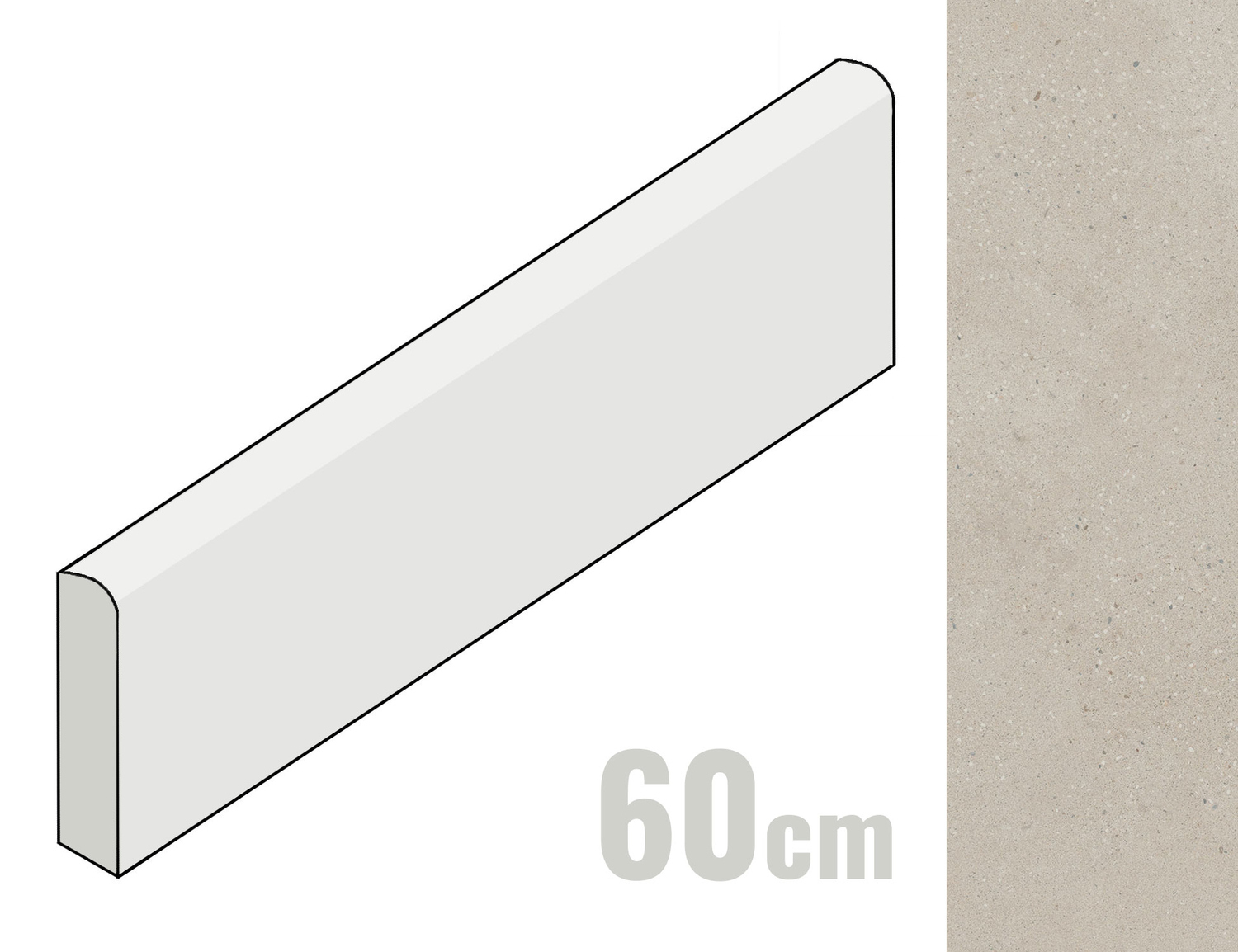 Villeroy & Boch Urban Jungle Sockel 7.5x60 Greige 2872 TC70 0