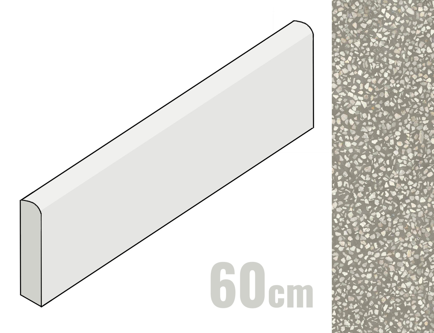 Marazzi Art Sockel 7x60 Taupe M2SQ