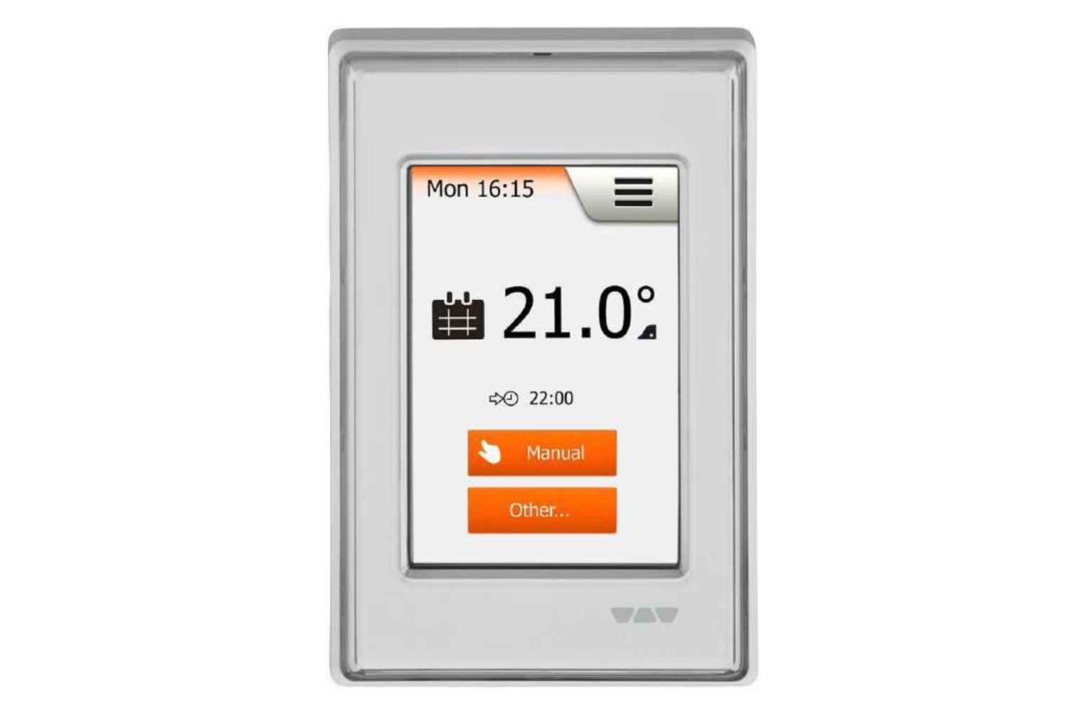 Schlüter Systems DITRA-HEAT-E-R3 Temperaturregler Touch 3,5 Zoll DHERT3/BW
