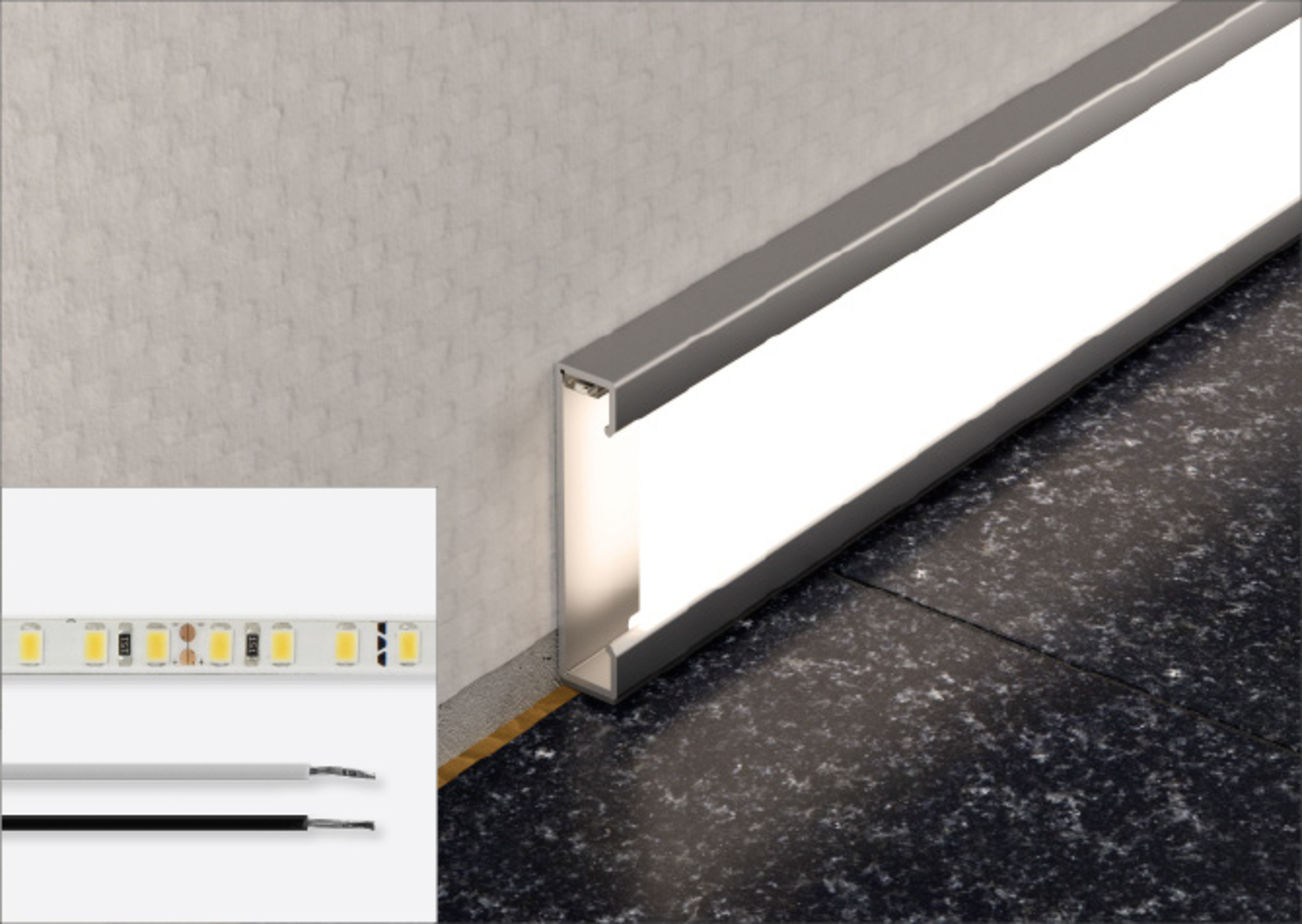 Schlüter Systems LIPROTEC-ES LED-Streifen, 24 V, DC IP67 - L=1 m warmweiß LTES31/100