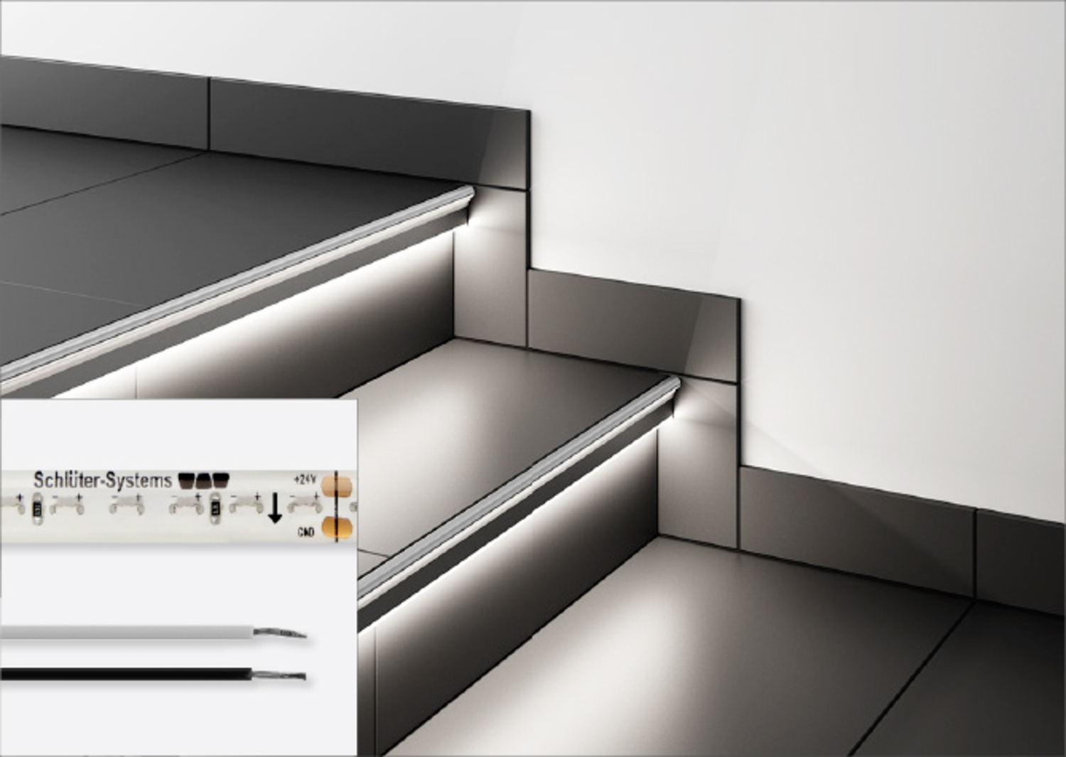 Schlüter Systems LIPROTEC-ES LED-Streifen, 24 V, DC IP65 - L=1,5 m neutralweiß LTES61/150