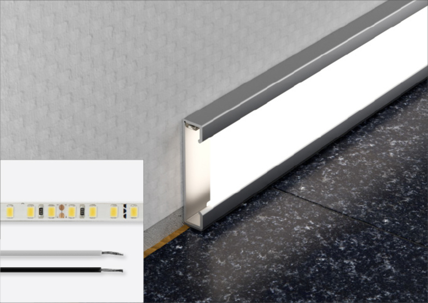 Schlüter Systems LIPROTEC-ES LED-Streifen, 24 V, DC IP67 - L=2,5 m neutralweiß LTES41