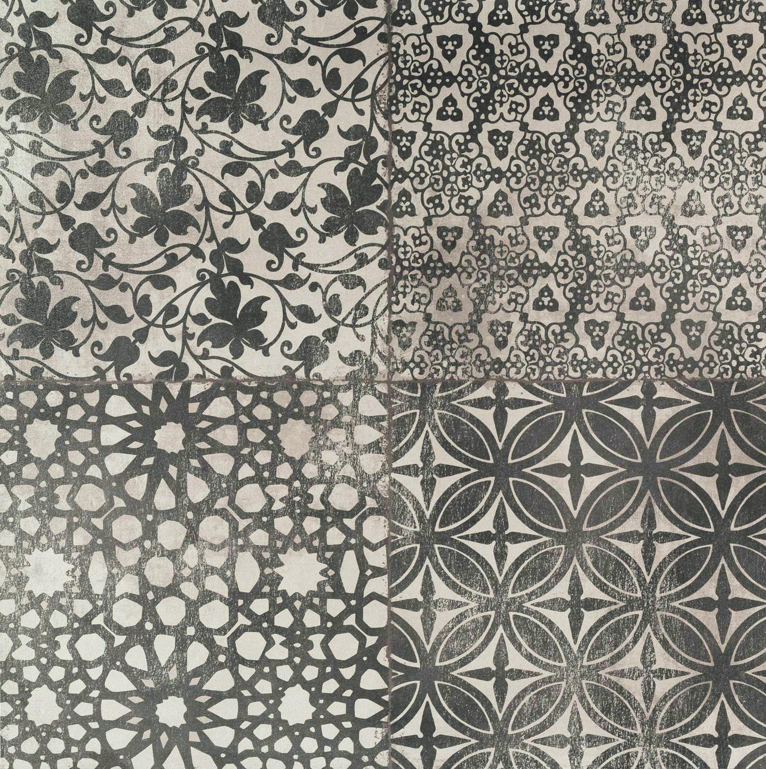 Marazzi Powder Dekor 75x75 Smoke Sand Mud Crete M003