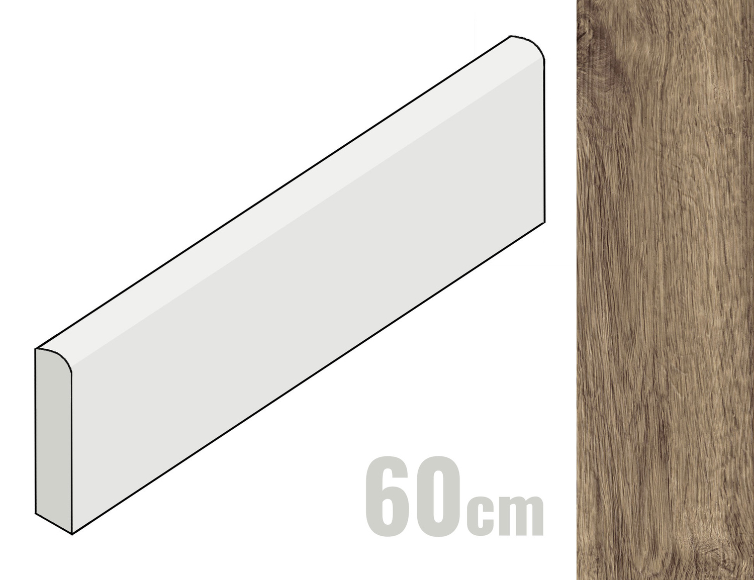 Marazzi Treverkhome Sockel 7x60 Olmo ML2S