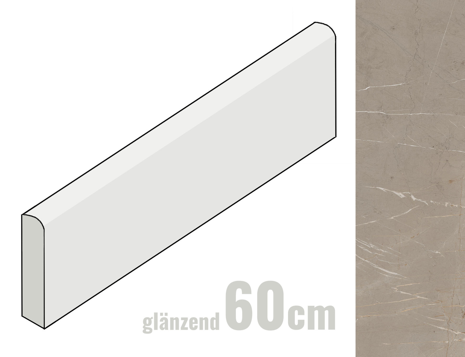Marazzi Allmarble Sockel 7x60 Tafu MF0W