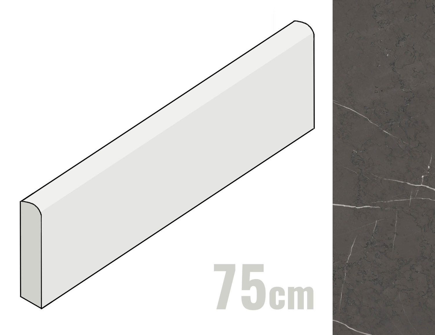 Marazzi Allmarble Sockel 7x75 Imperiale M4G6