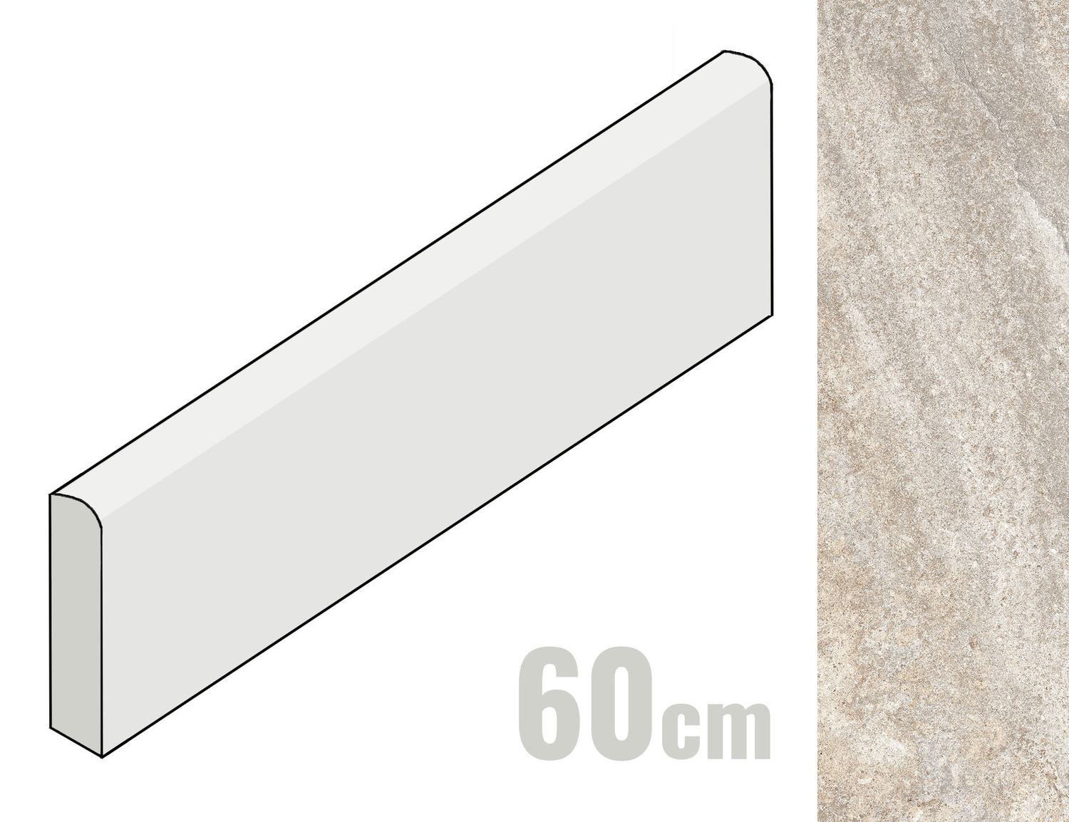 Villeroy & Boch Bourgogna Sockel 5x60 Beige 2875 DM20 0