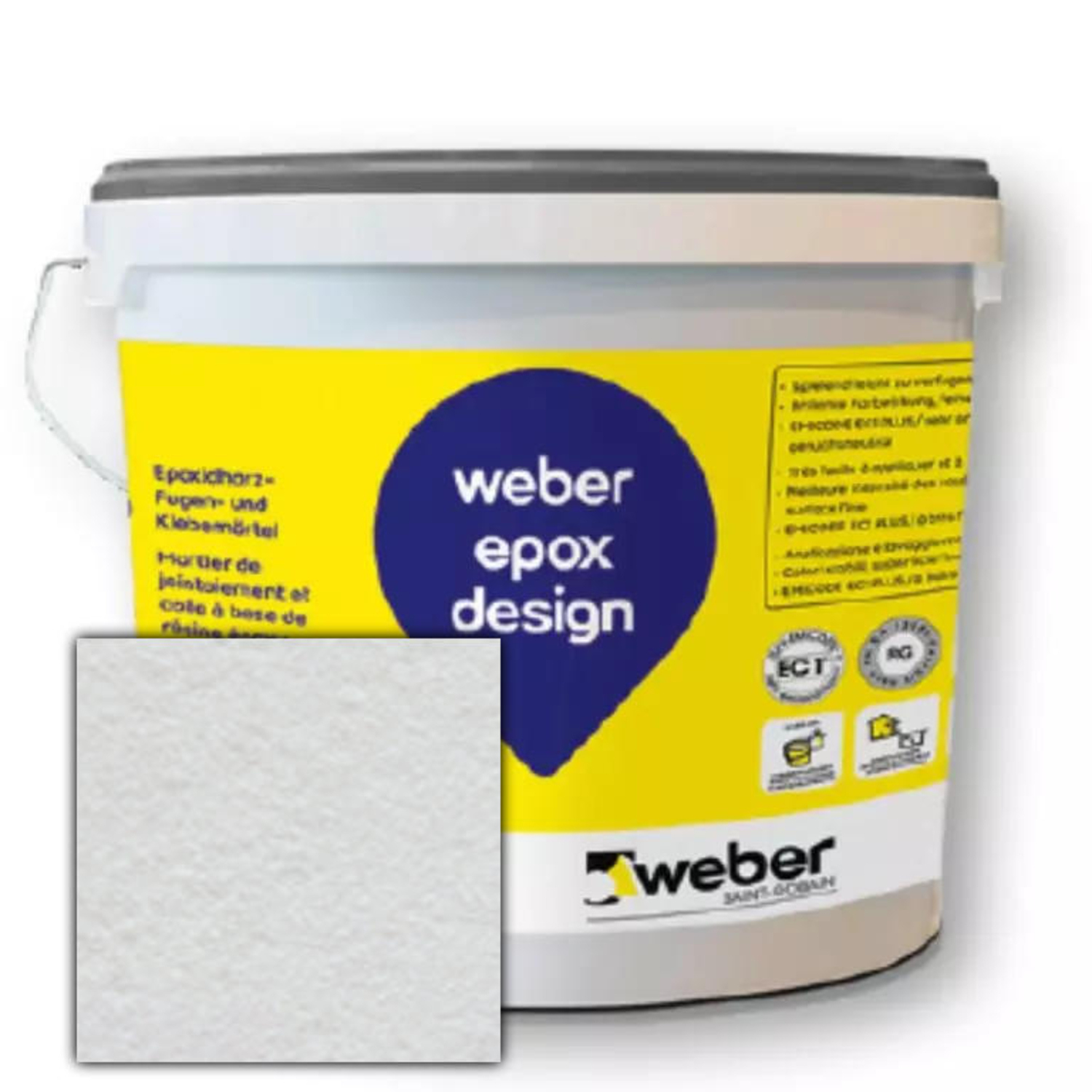 Weber Saint-Gobain weber.epox design 2K Epoxidharzkleber und Fugenmörtel weiß 392949