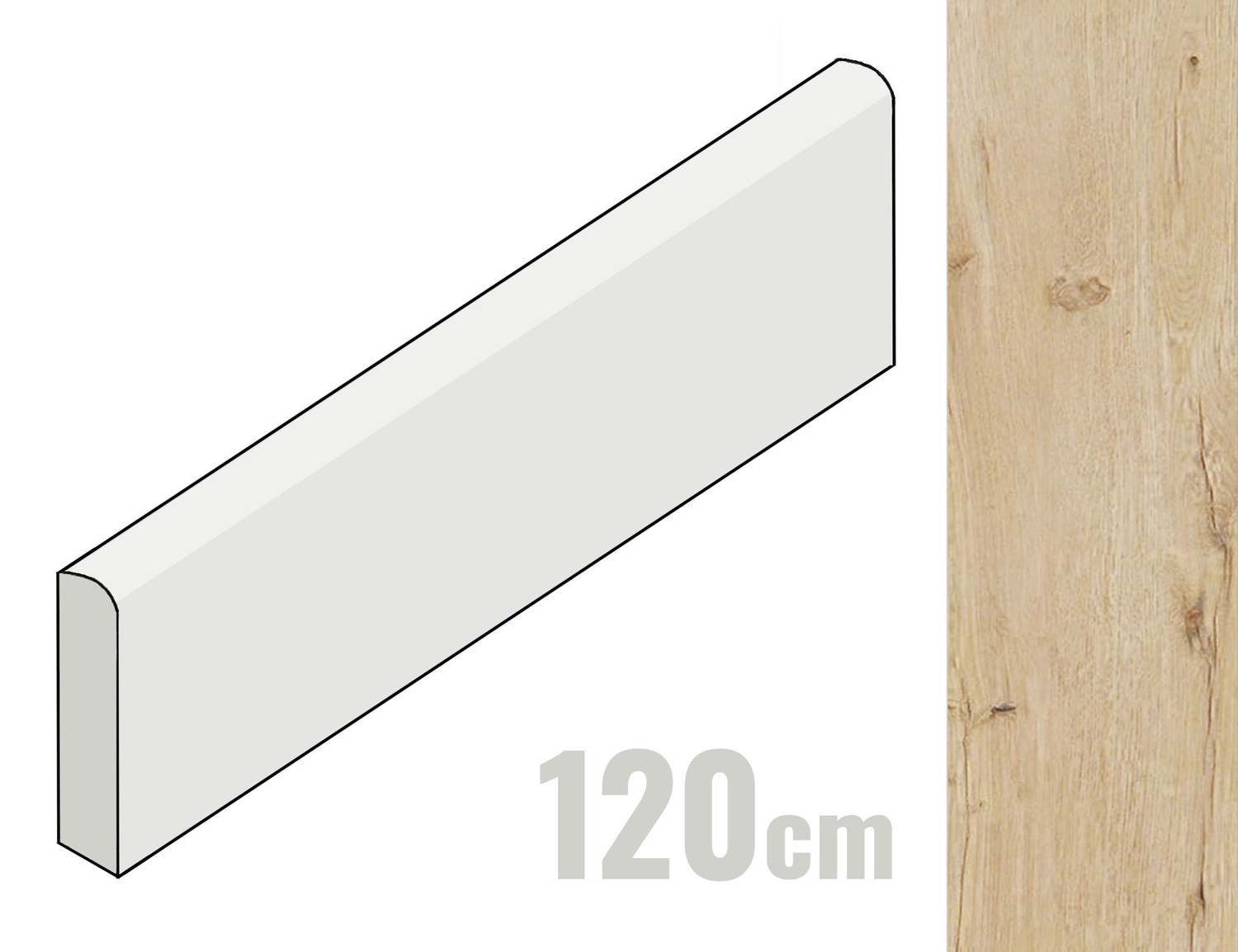 Emilceramica 20Twenty Sockel 4.6x120 Industrial ECN8