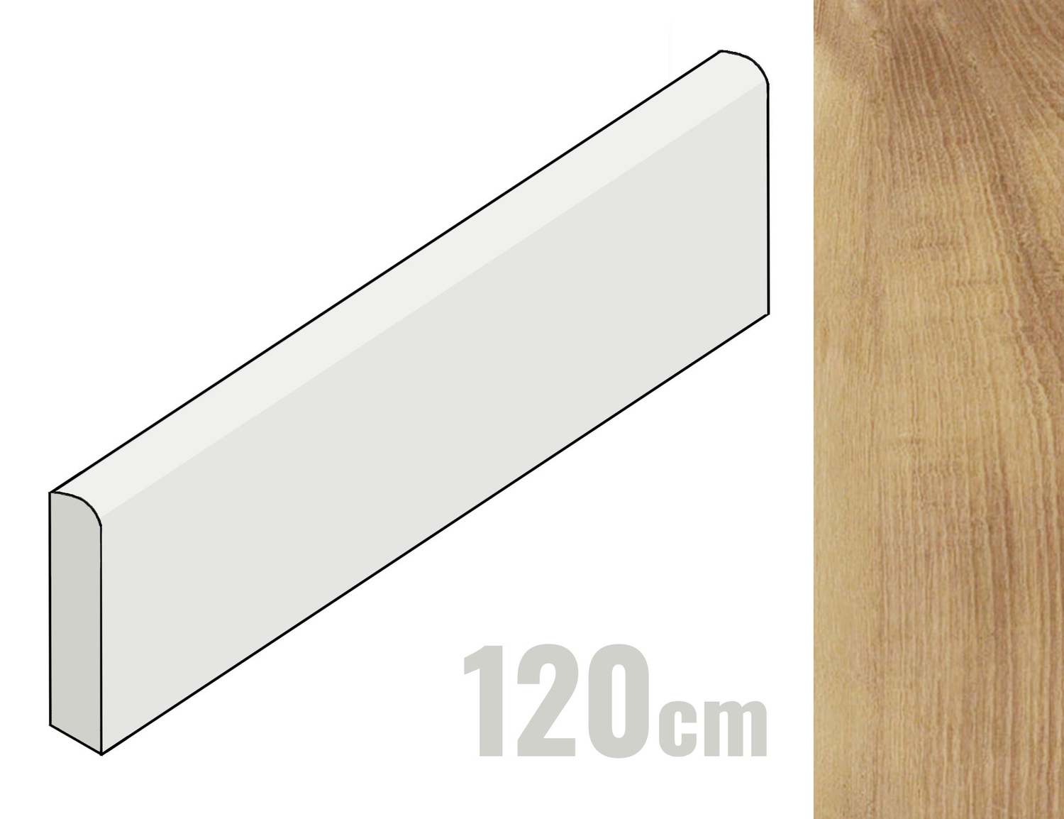 Emilceramica 20Twenty Sockel 4.6x120 Tronco ECN9