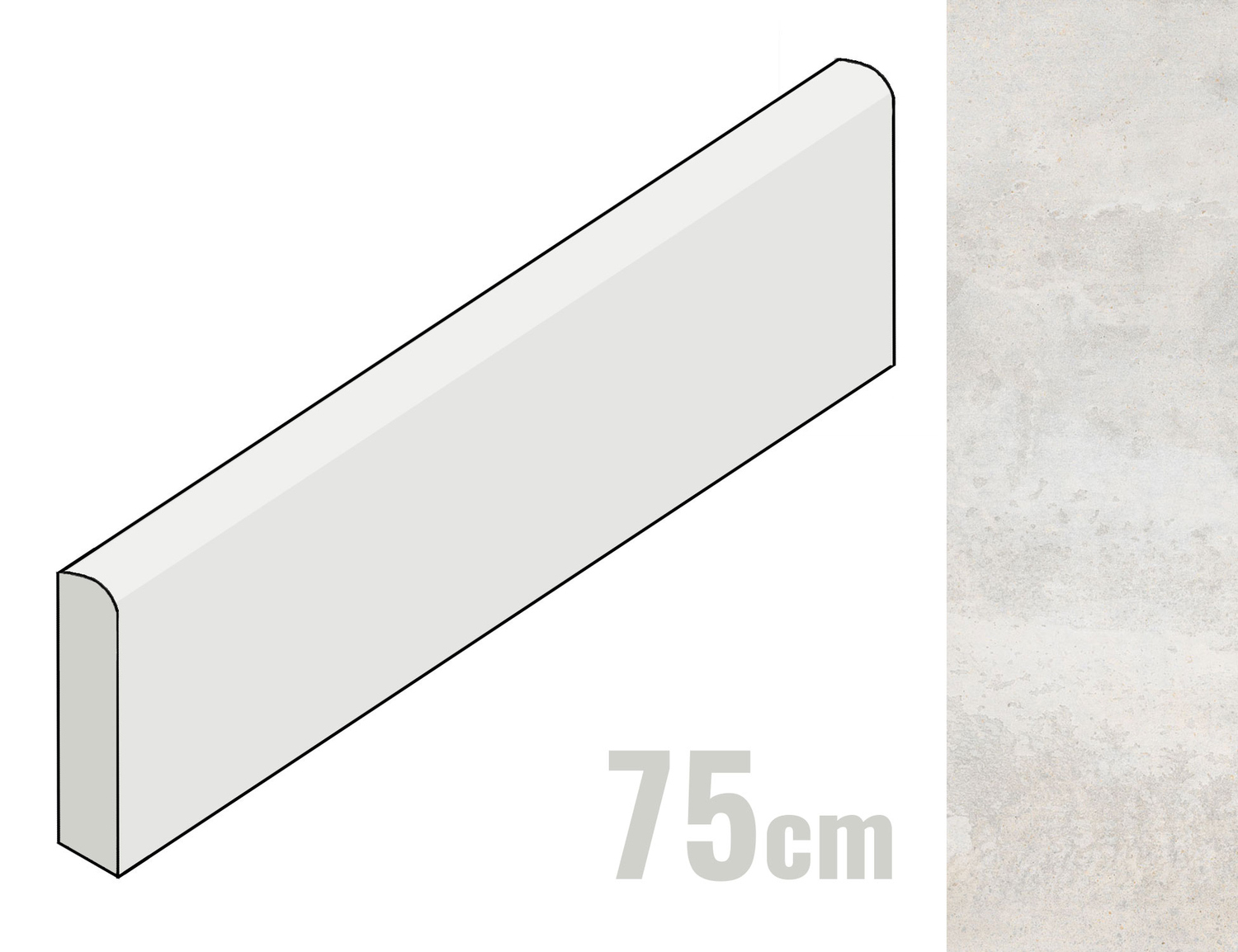 Keraben Universe Sockel 8x75 Beige P0005166