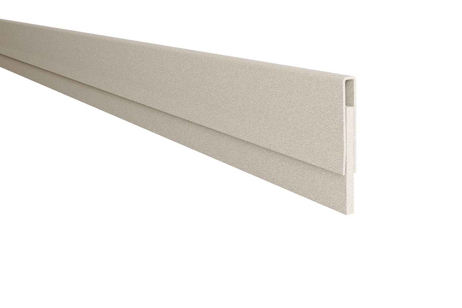 Schlüter Systems SHOWERPROFILE-R Wandanschlussprofil 2-teilige L=100cm H=23mm TSC - strukturbeschichtet Creme SPRA23TSC/100