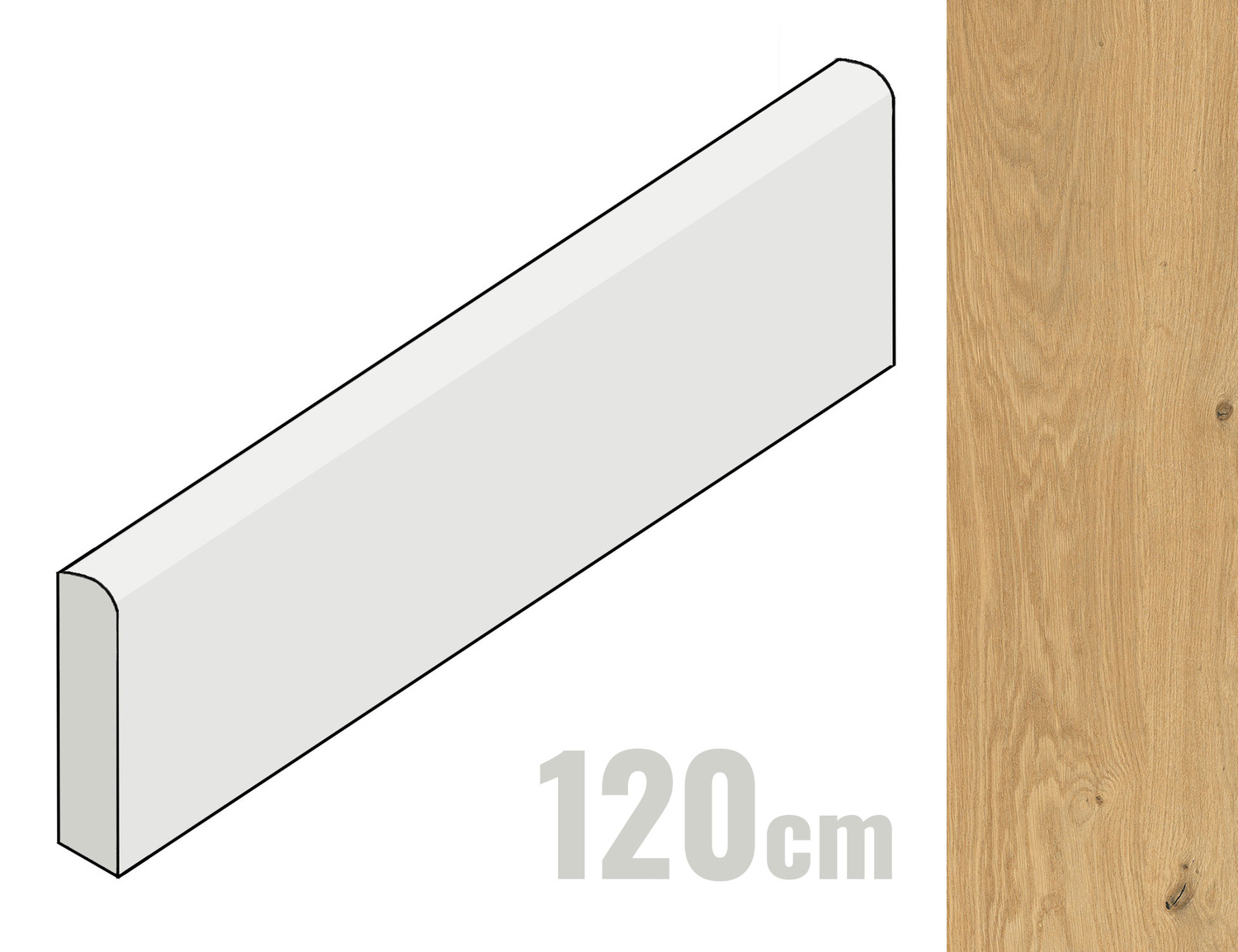 ceramicvision Parkett Sockel 6x120 Thun CV0196182