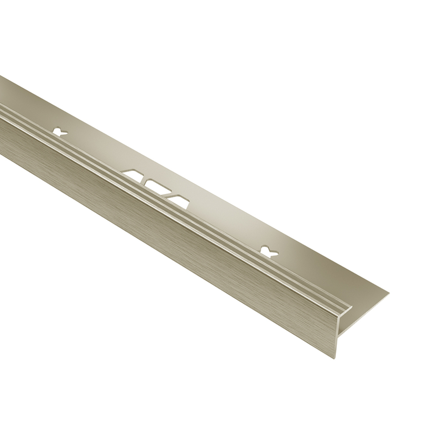 Schlüter Systems VINPRO-STEP Treppenprofil ATGB - Aluminium titan gebürstet eloxiert VPSTL125ATGB