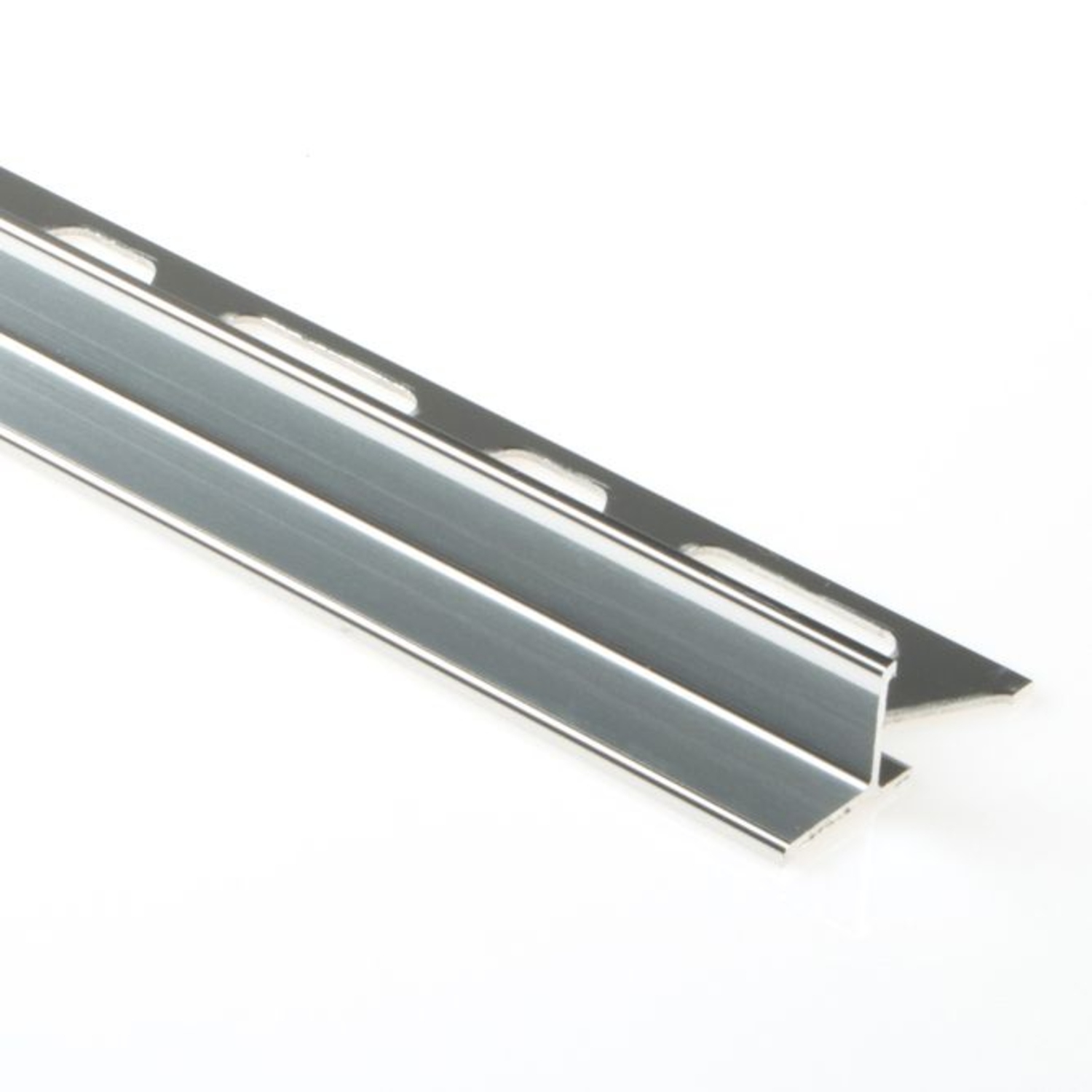 Schlüter Systems INDEC-ACG Abschlussprofil ACG - Aluminium chrom glänzend eloxiert IN125ACG