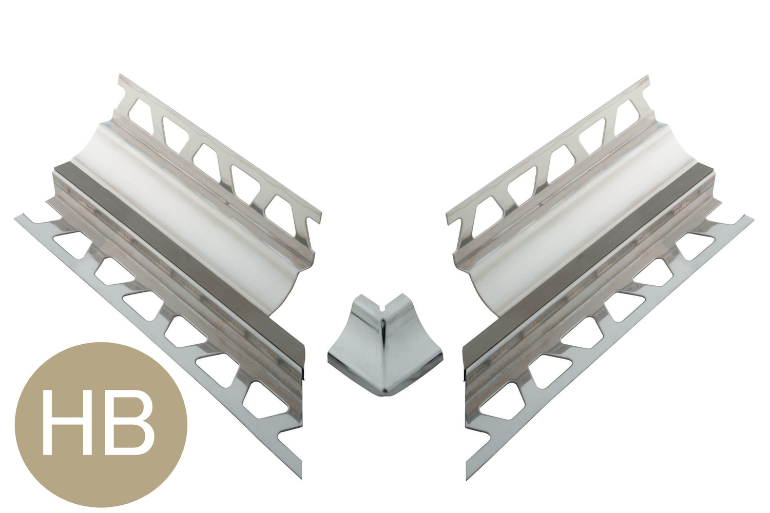 Schlüter Systems DILEX-HKS-E/E 90° Vorgeschnittene Ecke 90° Höhe = 16 mm, Installationshöhe = 9 mm HB - Hellbeige E90V2AU16/O9HB