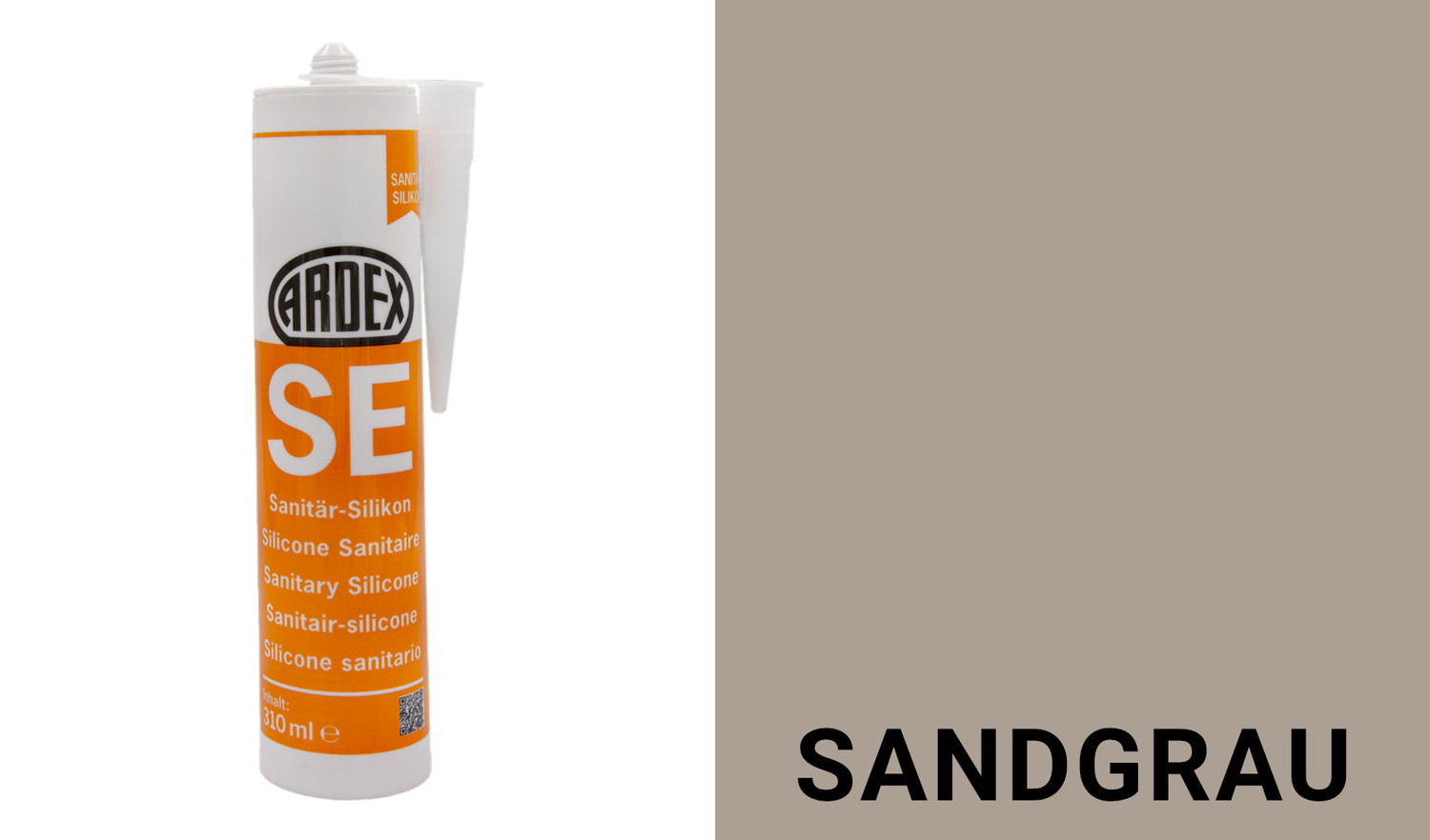 Ardex SE Sanitär-Silicon Sandgrau 24082