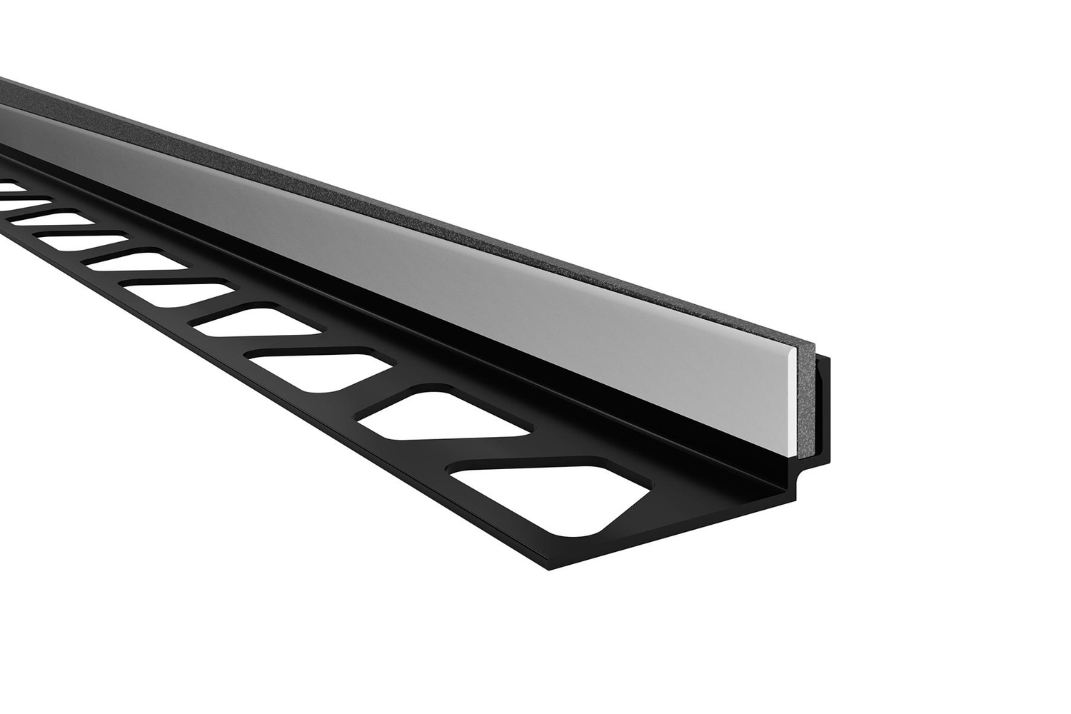 Schlüter Systems SHOWERPROFILE-S Gefällekeil TSG - Strukturbeschichtet Grau SPSB125TSG/120