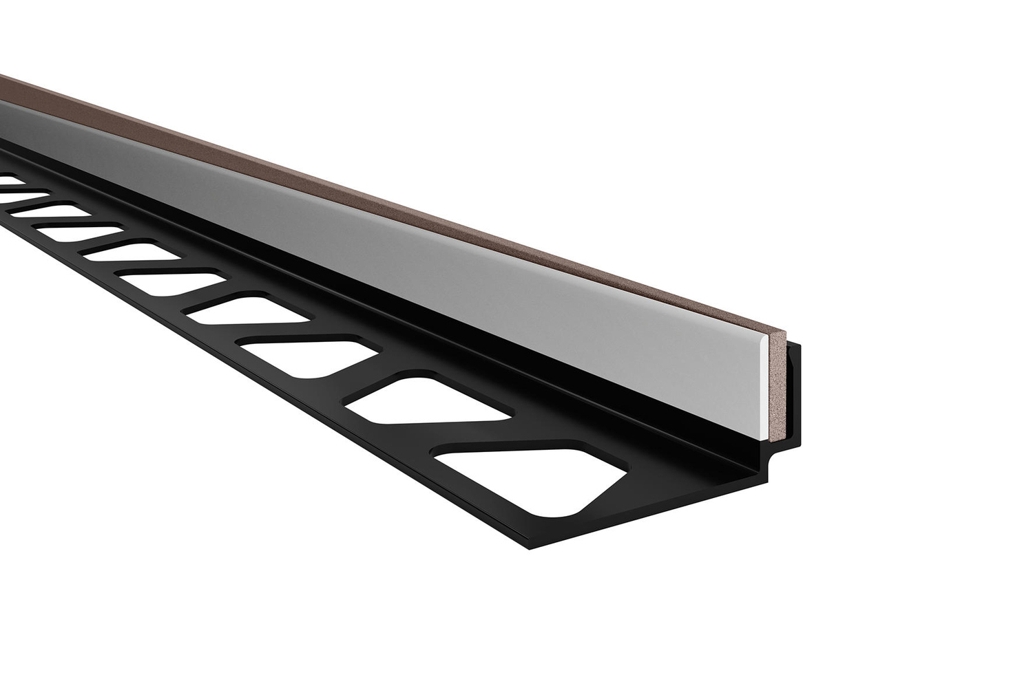 Schlüter Systems SHOWERPROFILE-S Gefällekeil TSOB - Strukturbeschichtet Bronze SPSB125TSOB/120