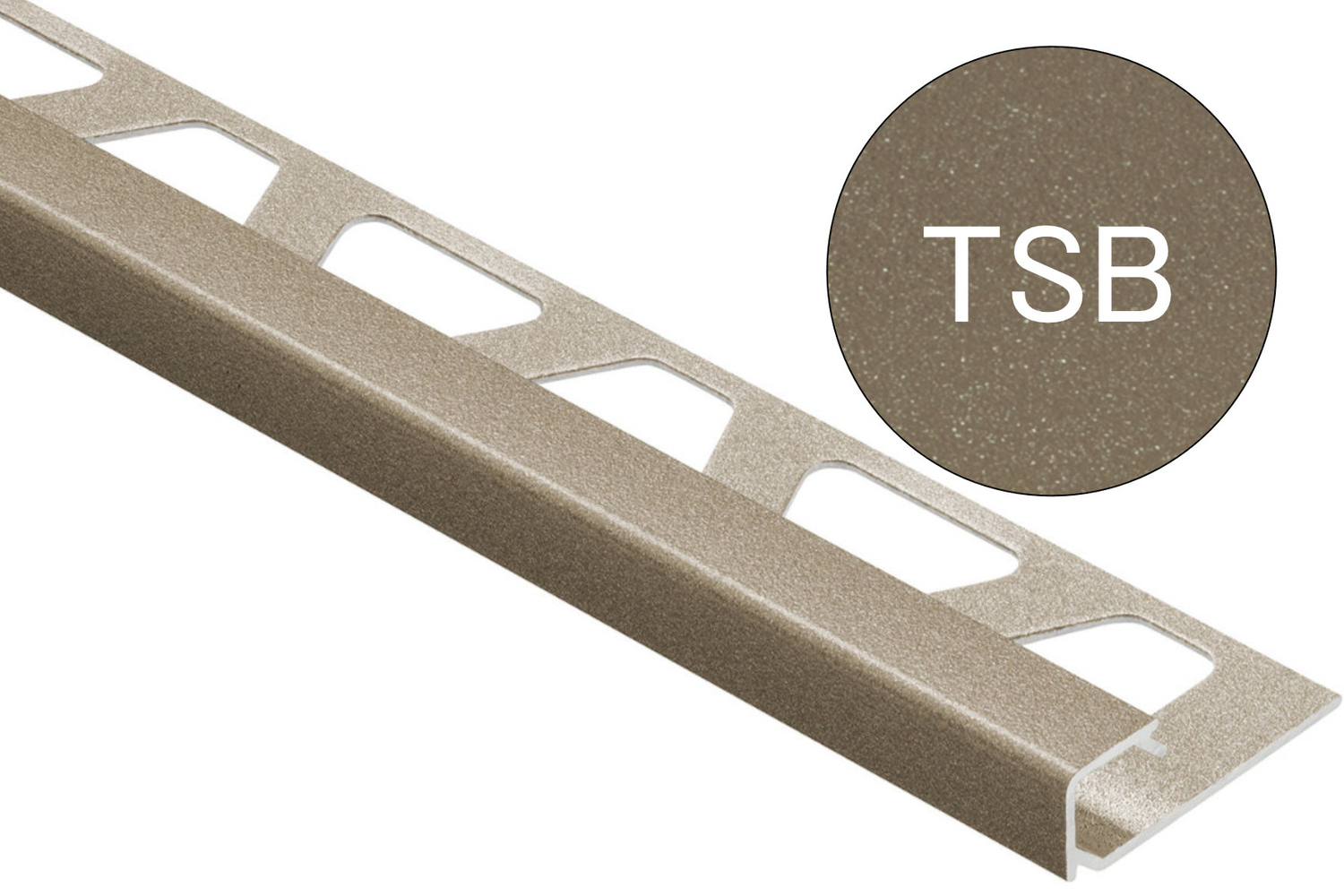 Schlüter Systems QUADEC-TSB Abschlussprofil TSB - strukturbeschichtet beige Q80TSB