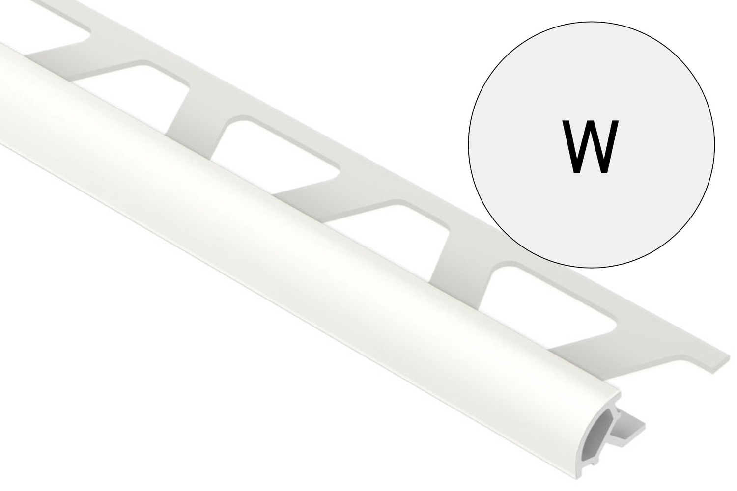 Schlüter Systems RONDEC-PRO Dekorprofil W - Weiß PRO110W/300