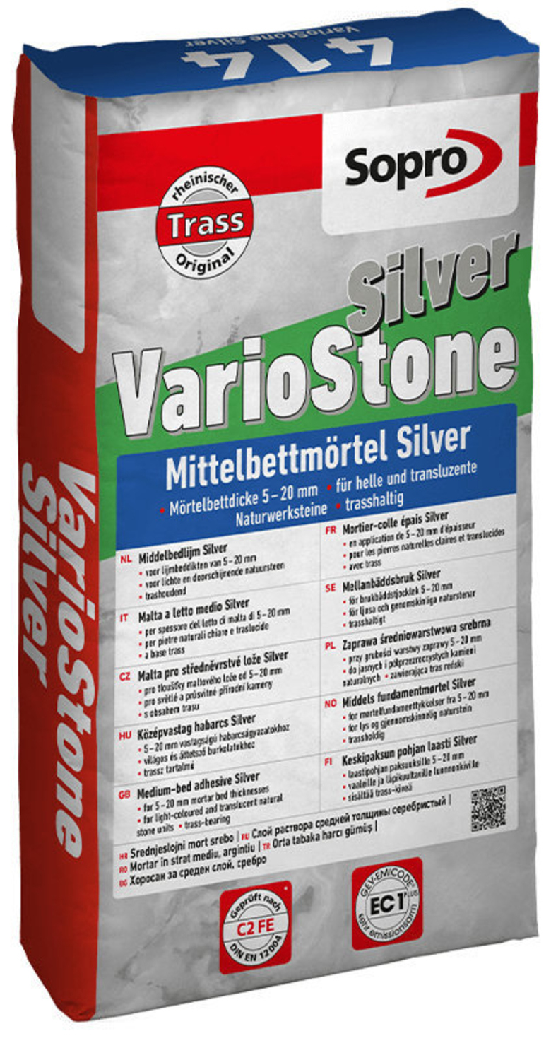 Sopro Bauchemie VarioStone Silver VST 414 Mittelbettmörtel Silver 7741425