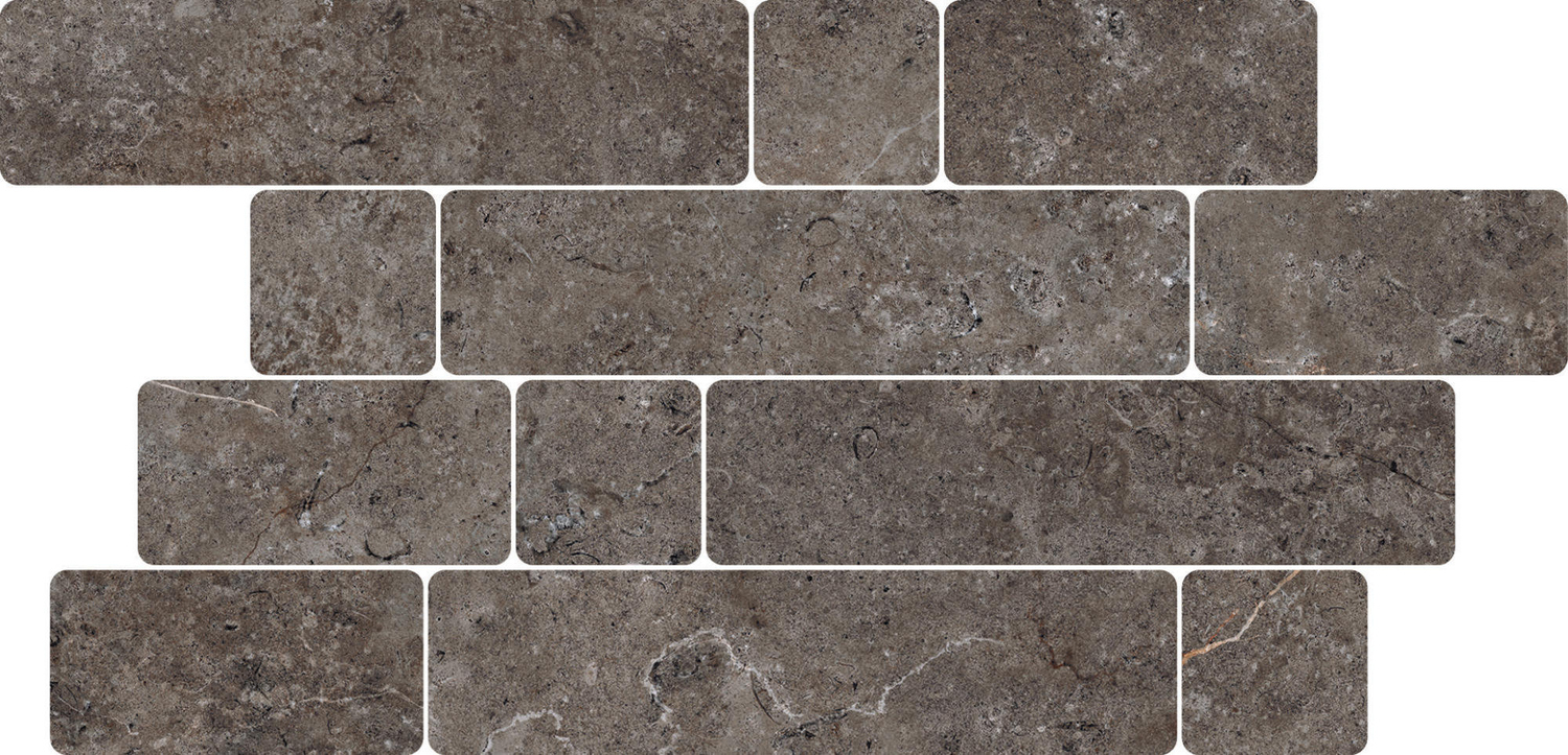 NovaBell Landstone Muretto Circle 30x60 Carbon LST228N
