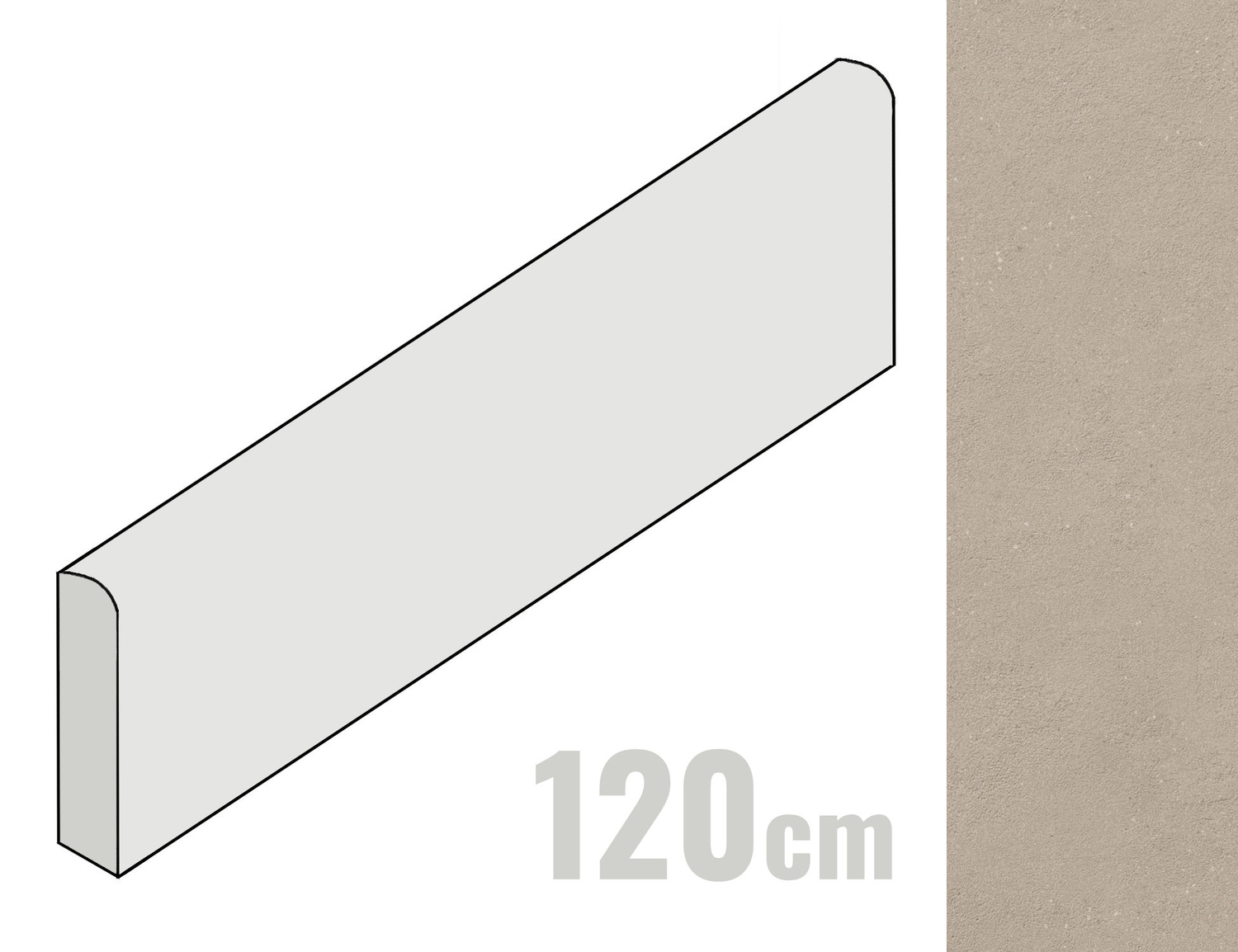 Imola Ceramica Replay Sockel 6x120 Biscuit BC REPLAY BT120BC (194471)