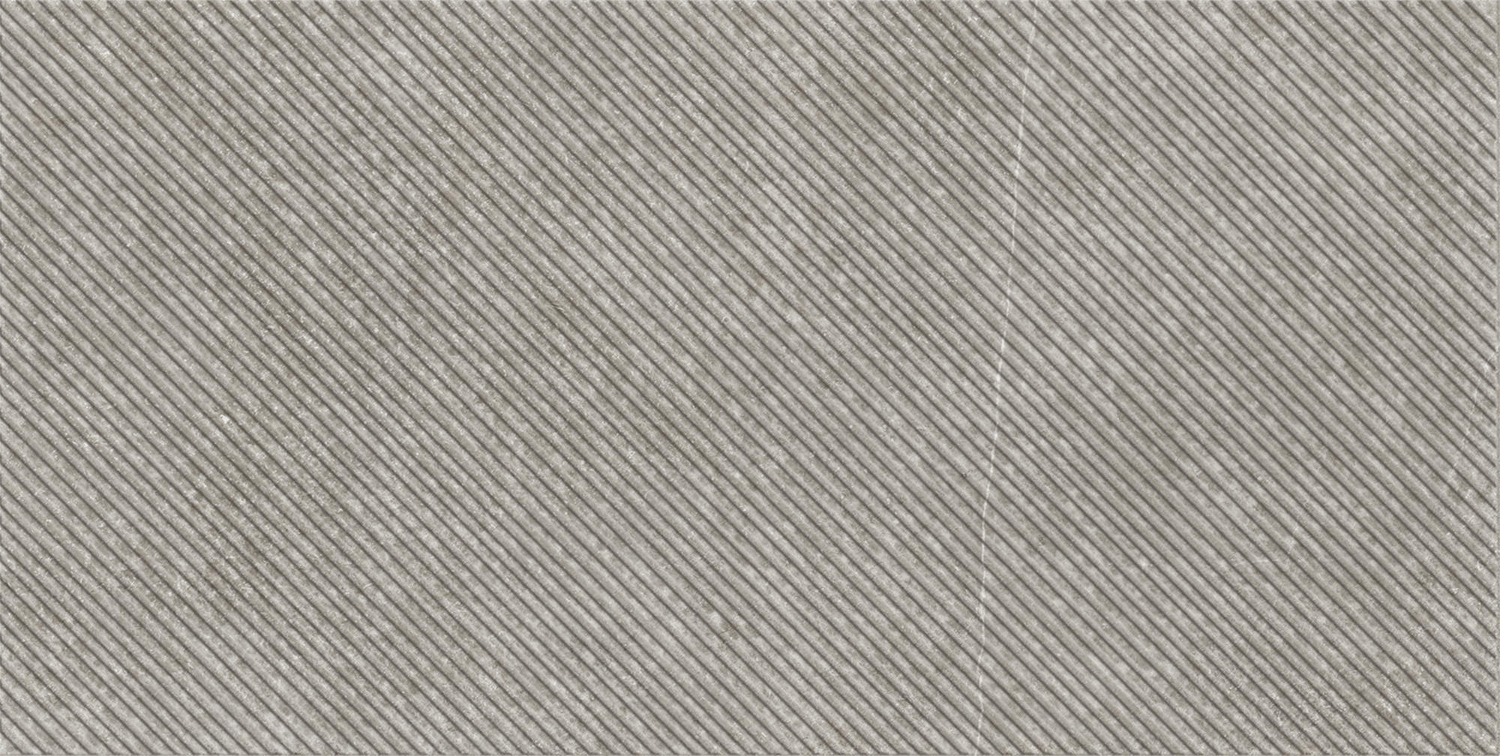 Imola Ceramica Stoncrete Wandfliese Dekor gerillt 60x120 Silver AG STCR1 12AG RM (171925)