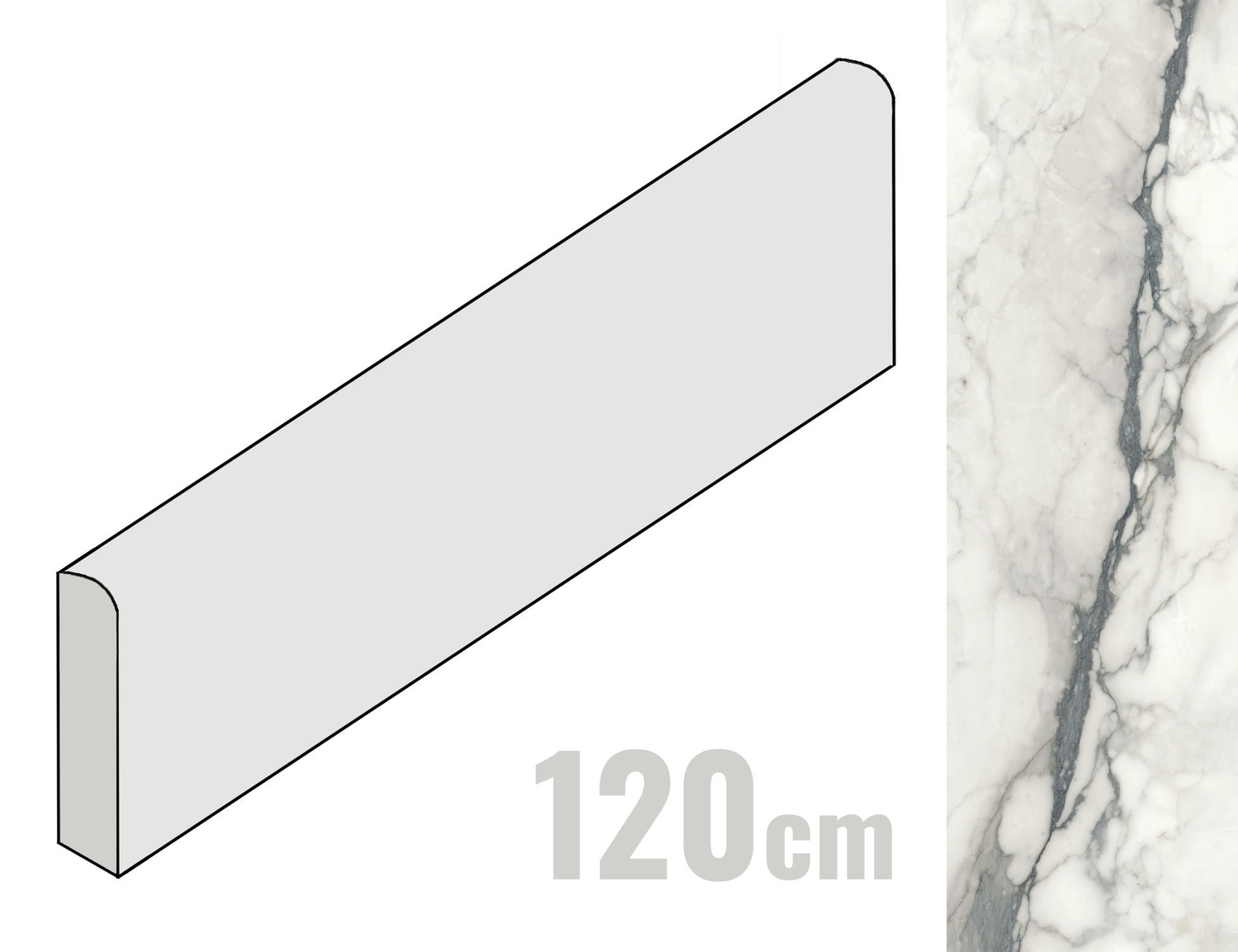 Imola Ceramica The Rock Sockel 6x120 Breccia Capraia BRECAP6 BT120 (194335)