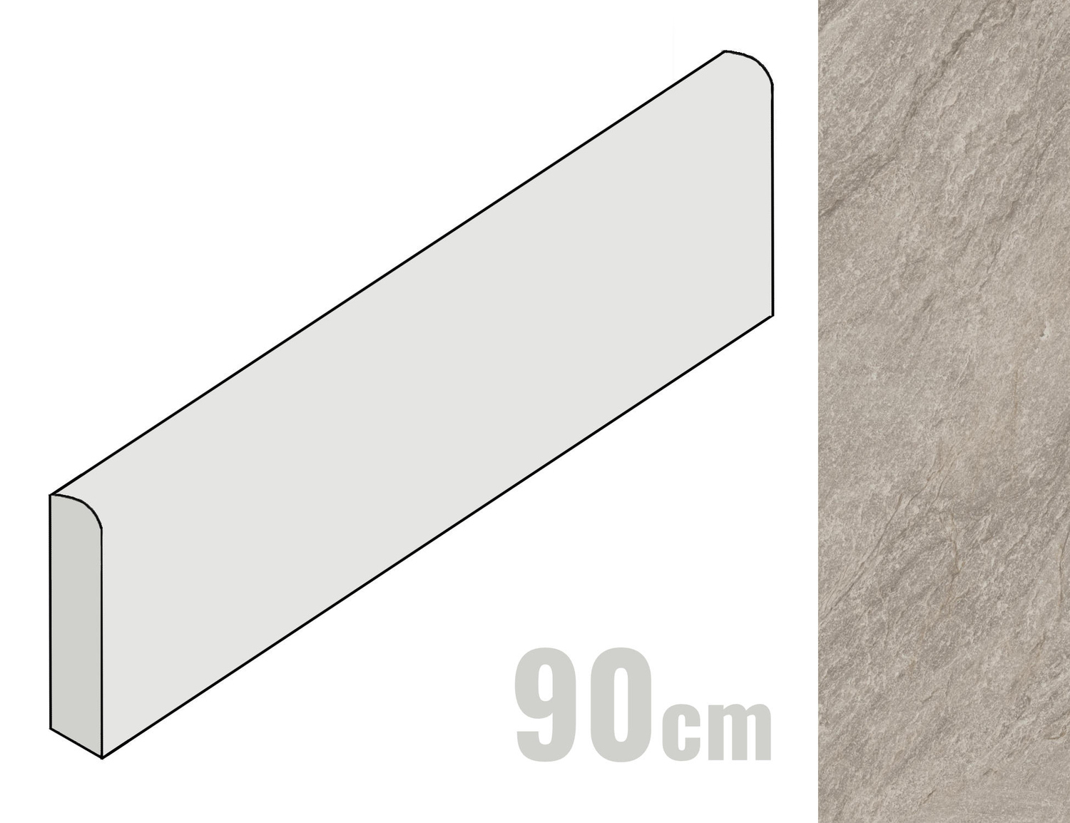 Imola Ceramica Vibes Sockel 6x90 Dark Beige BS VIBES BT90BS (180352)