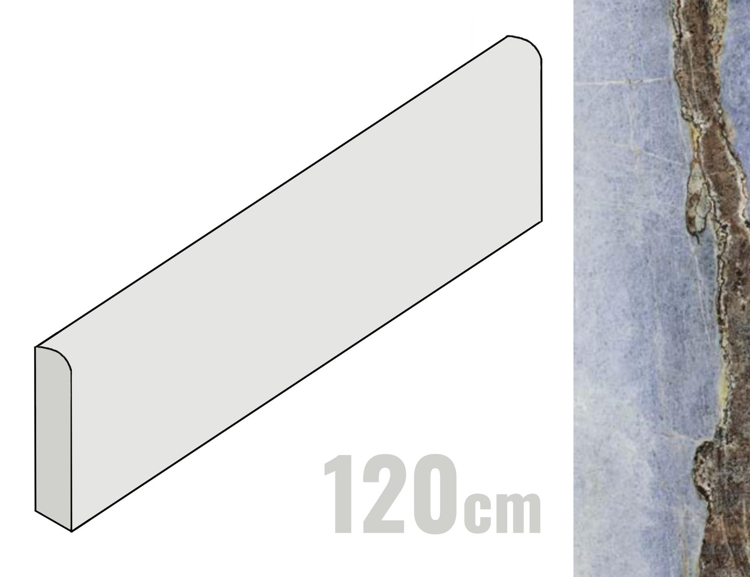 Imola Ceramica The Room Sockel 6x120 Onice Aragosta ONI AR6 12 LP BT (188530)