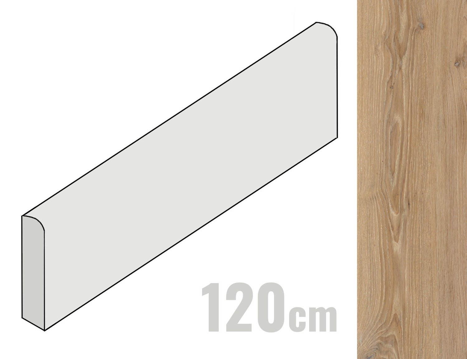 Villeroy & Boch Wood Selection Sockel (Excellence) 5x120 Limed Oak 2877 WL20 0