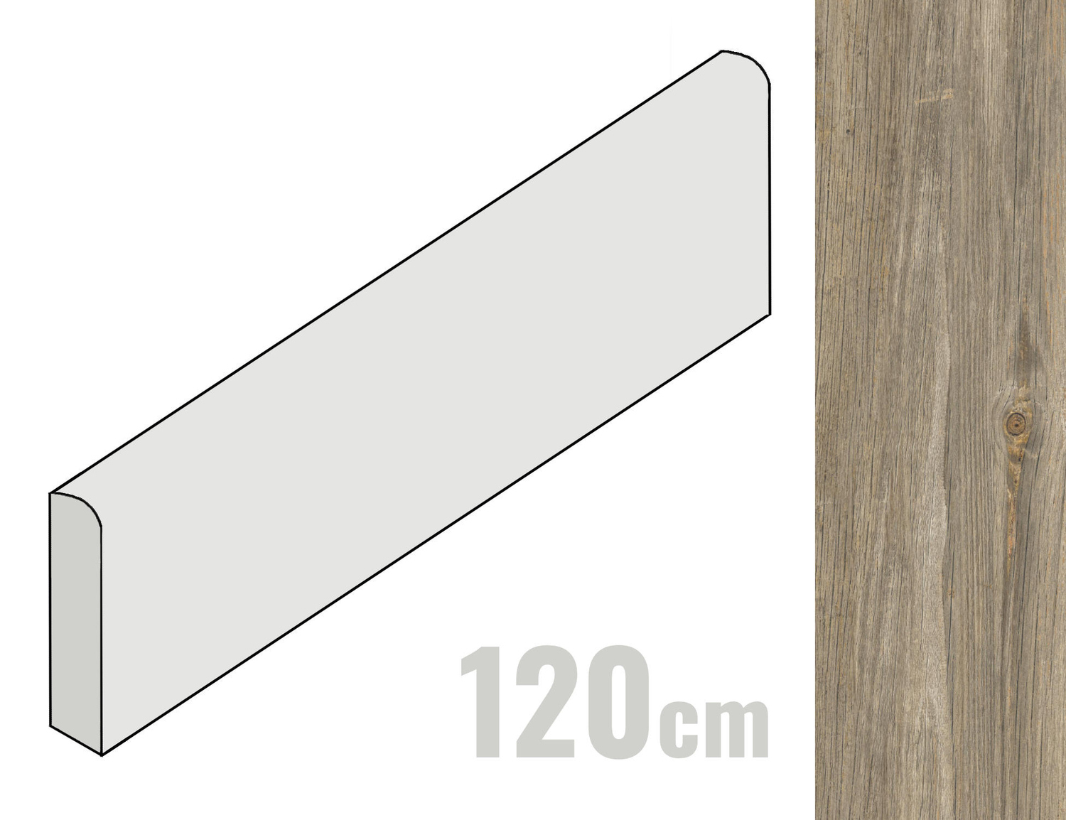 Villeroy & Boch Wood Selection Sockel (Excellence) 5x120 Smoky Wood 2877 WL60 0