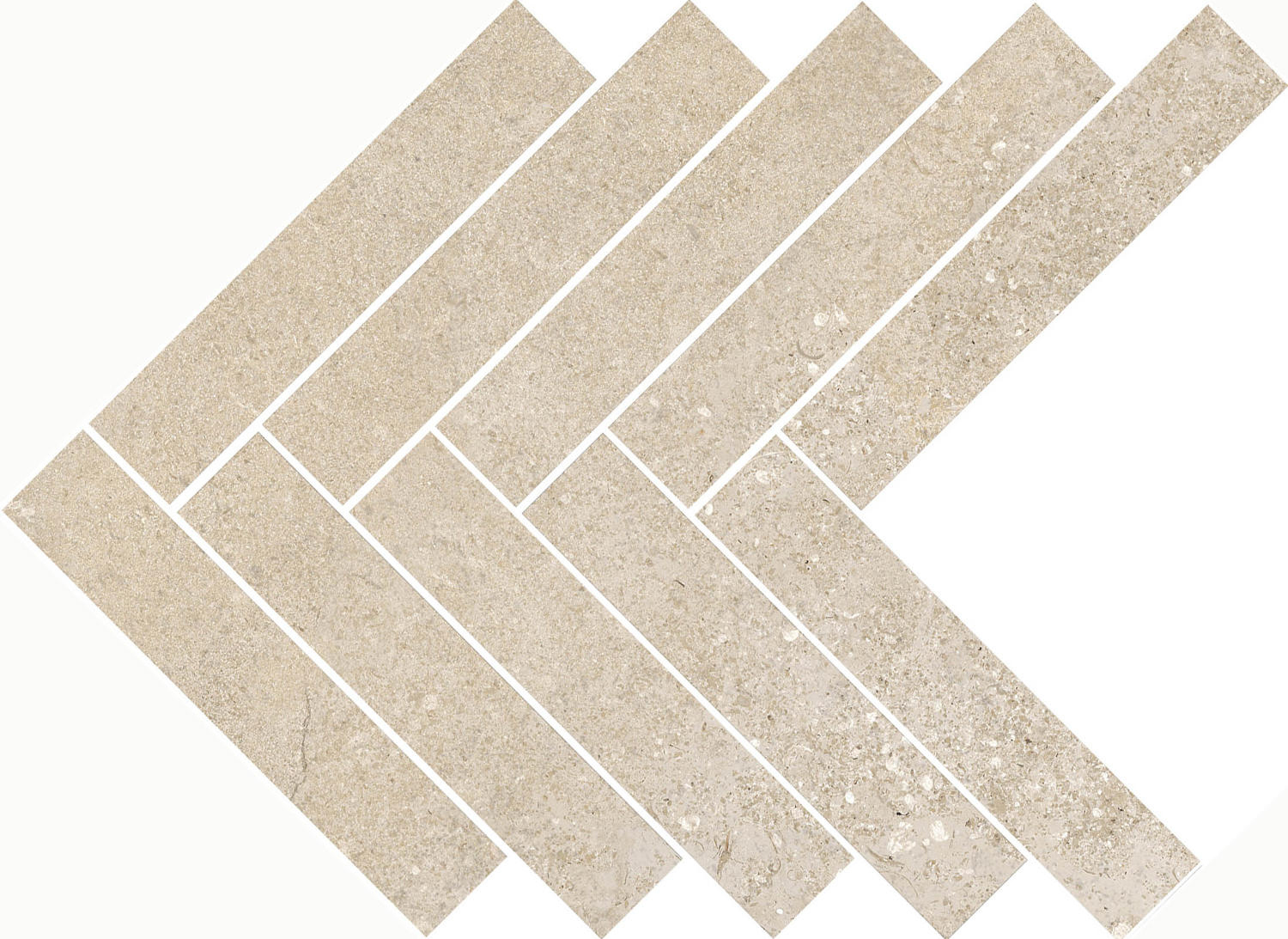 Ragno Kalkstone Mosaik Freccia 44.9x61.6 Sand RANU