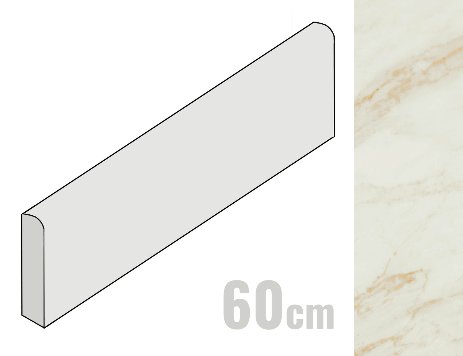 Ragno Imperiale Sockel 7x60 Avorio R746