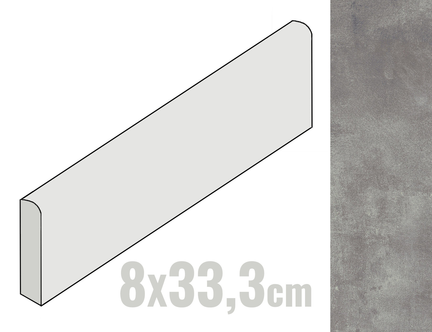 Ragno Sound Sockel 8x33.3 Smoke RC4Y