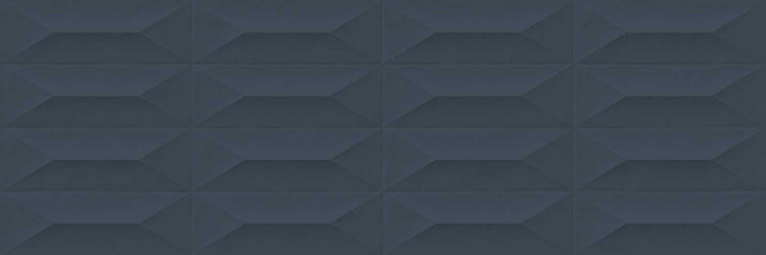 Ragno Tempera Wandfliese Struttura Trape 3D 30x90 Blu R703